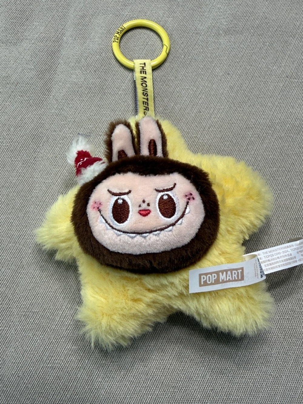 POP MART The Monsters Sparkly Plush Pendant